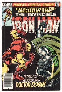Iron Man #150 (1981) Iron Man vs Doctor Doom