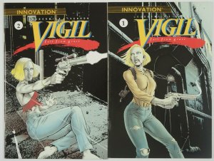 Vigil: Fall From Grace #1-2 VF/NM complete series - innovation comics set lot