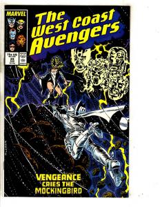 10 West Coast Avengers Marvel Comic Books # 21 22 23 24 25 26 27 28 29 30 CR42