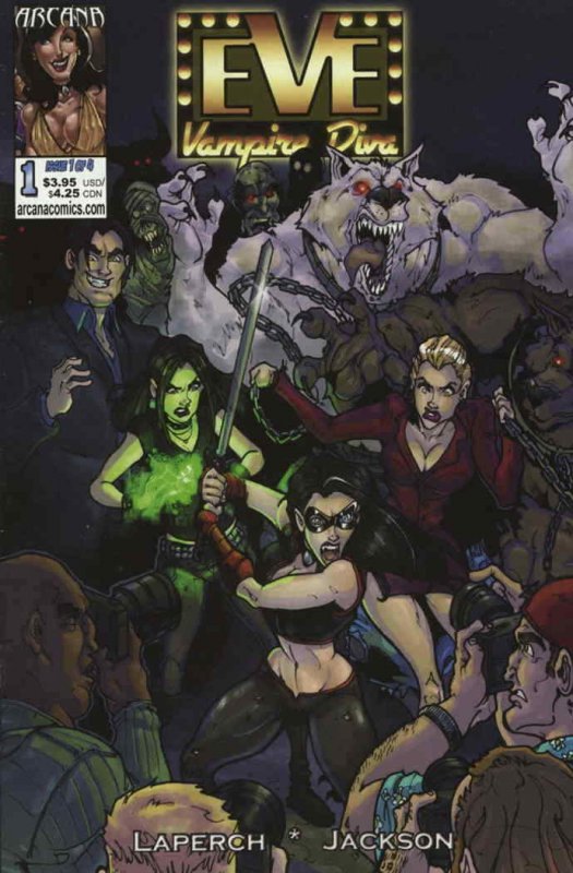 Eve: Vampire Diva #1 VF; Arcana | save on shipping - details inside 