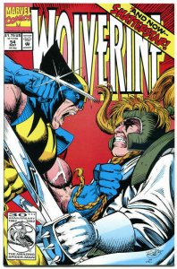 WOLVERINE #54, ShatterStar, 1988,  Nicieza, Rogue, NM+ 