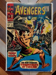 AVENGERS #39 VG 4.0 (Marvel 1967) HERCULES Appearance & George Roussos Cover