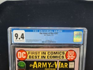 Our Army at War #247 - Joe Kubert Cover (CGC 9.4) 1972