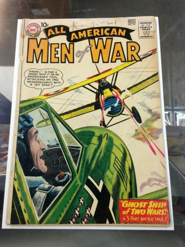 All American Men of War 81 GD (Sept. 1960) DC  Russ Heath