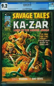 Savage Tales #8 (1975) CGC 9.2 NM-