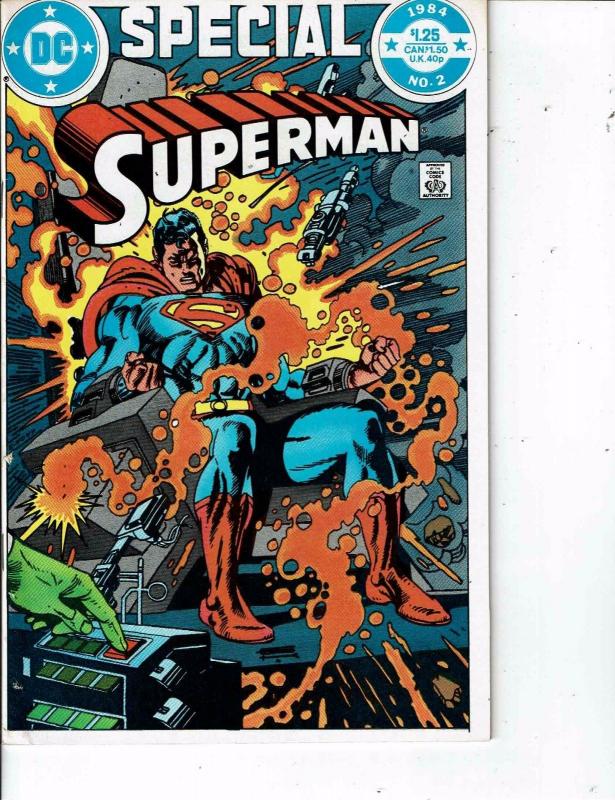 Lot Of 2 DC Comic Book Superman Annual #9 and Special Superman #2 BH49