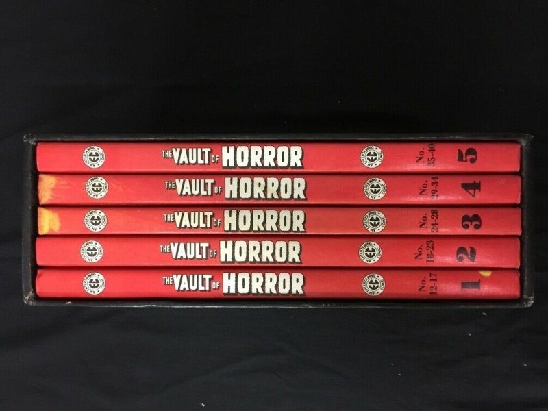 Complete Vault of Horror 5 Volume set with Slipcase EC Comics Russ Cochran