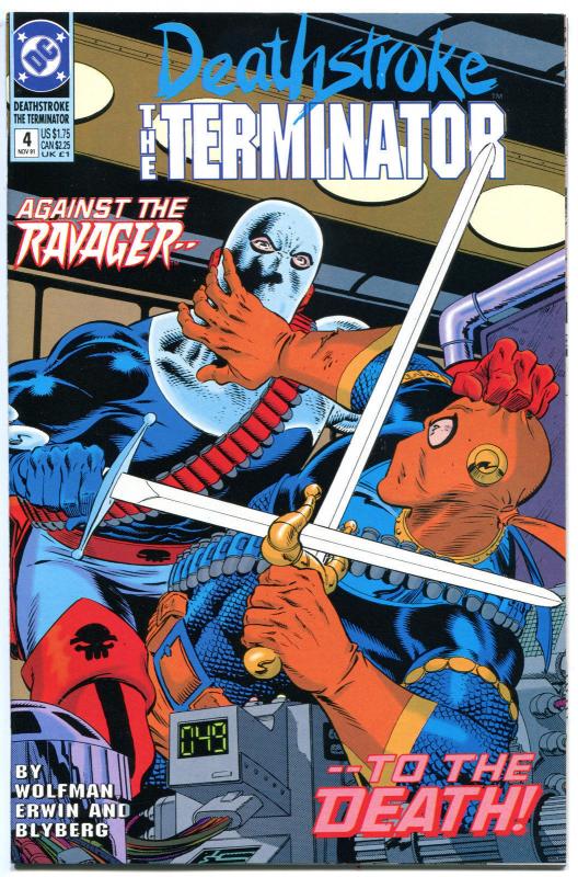 DEATHSTROKE the TERMINATOR #4, NM, Marv Wolfman,1991, hitman, more in store