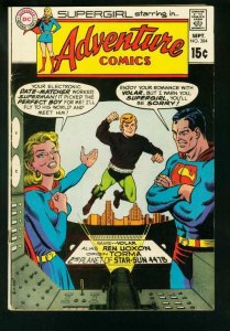 ADVENTURE COMICS #384 1969-SUPERGIRL-DATING MACHINE-DC COMICS-vg