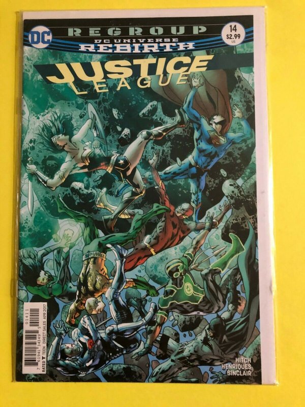 DC REBIRTH  JUSTICE JEAUGE #14   2017  DC  /  DIRECT SALES  / UNREAD / NM / +