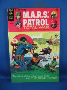 MARS PATROL TOTAL WAR 7 F  1968 GOLD KEY