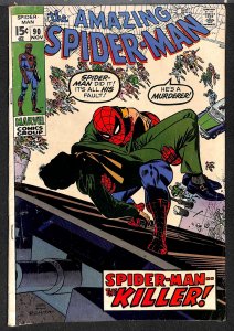 Amazing Spider-Man #90 VG+ 4.5 Death of Captain Stacy! Marvel Comics Spiderman