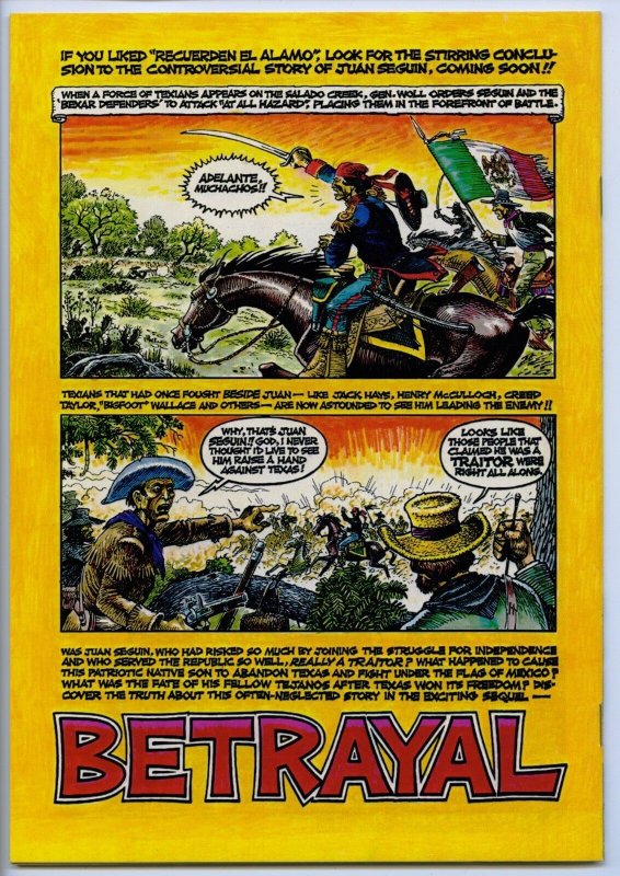 RECUERDEN EL ALAMO - Comix - 7.0, WP - 1st printing