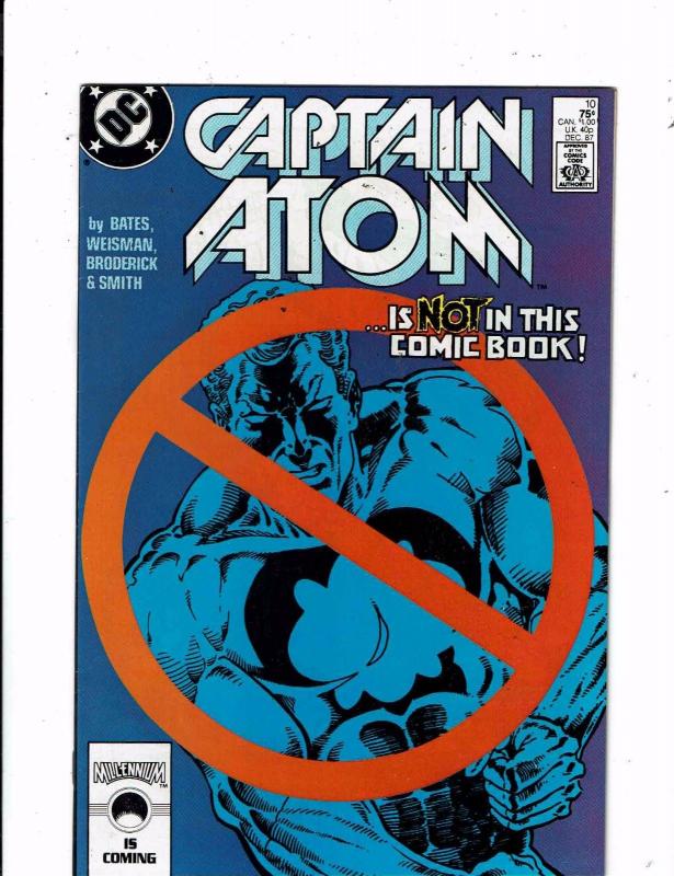 Lot of 5 Captain Atom DC Comic Books #6 7 8 9 10 LH15