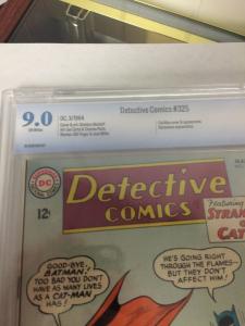 Detective Comics 325 Cbcs 9.0 Like Cgc Off White Pages Silver Age