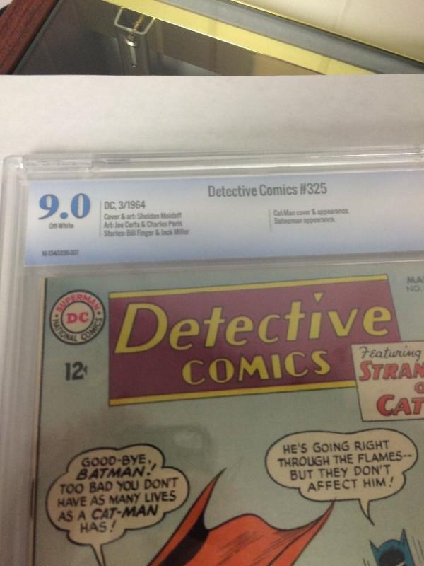 Detective Comics 325 Cbcs 9.0 Like Cgc Off White Pages Silver Age