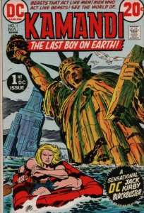 Kamandi #1 (VF) 1972 stock photo Bronze Age DC