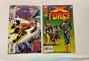 5 X-Force Marvel Comics Books #44 46 47 48 50 61 LP2