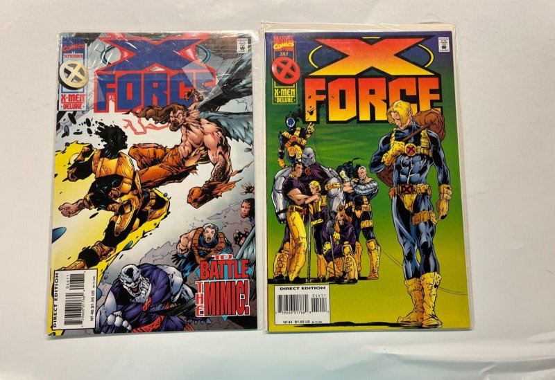 5 X-Force Marvel Comics Books #44 46 47 48 50 61 LP2
