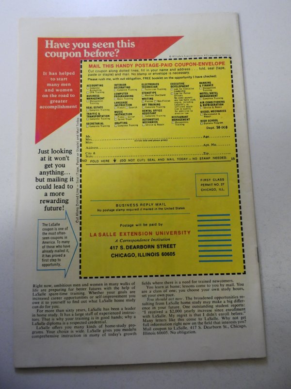 The Frankenstein Monster #13 (1974) FN/VF Condition MVS Intact