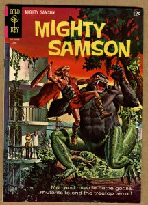 Mighty Samson #10 - Samson vs, Gorilla! - 1967 (Grade 8.0) WH