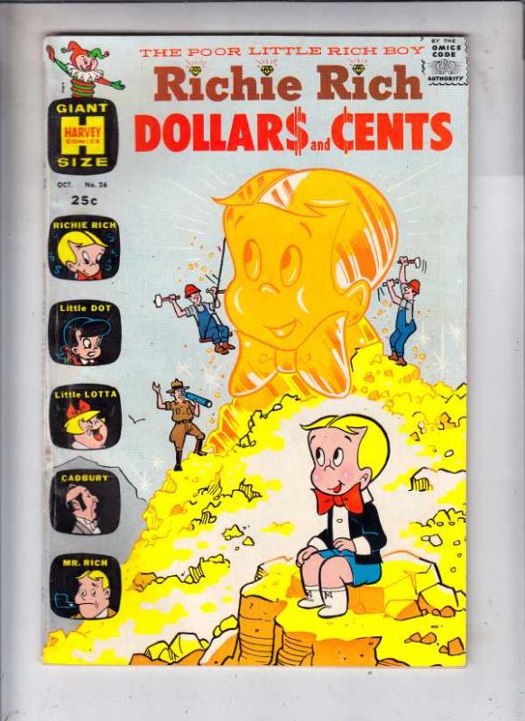 Richie Rich Dollars and Cents #26 (Oct-68) VF High-Grade Richie Rich