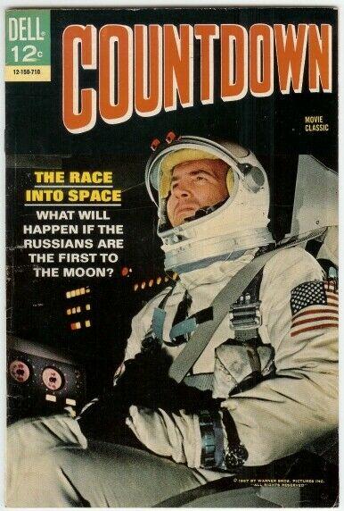 COUNTDOWN (1967 DELL) 12150710 (MOVIE CLASSICS) FINE Ja COMICS BOOK