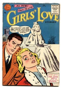 GIRLS LOVE STORIES #39 1956-ROMANCE-DC-SNOW QUEEN ISSUE VG