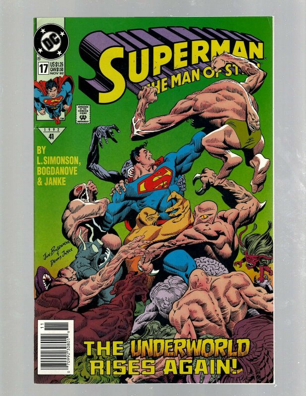 Superman Man Of Steel # 17 VF DC Comic Book Doomsday Batman Flash Aquaman SB5