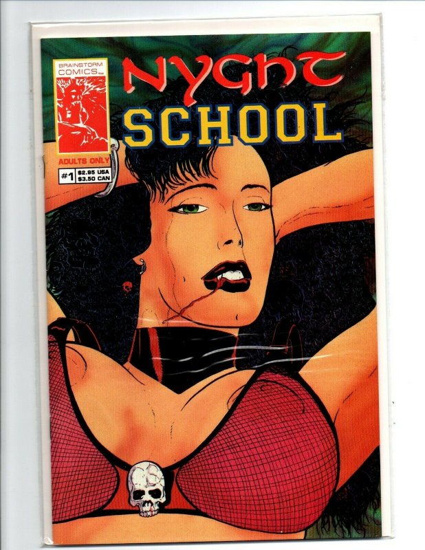 Nyght School #1 - sexy vampire girl - Brainstorm - Near Mint