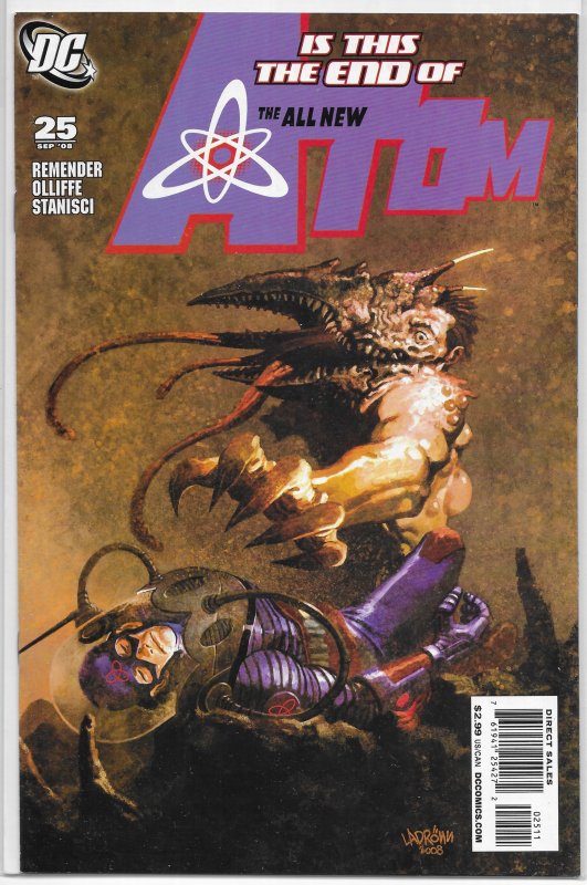 All-New Atom #25 FN (2008) Remender/Olliffe, Ladronn cover