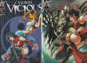 Vampi Vicious set #1to3 (Aug-03) NM Super-High-Grade Vampirella