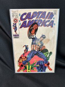 Captain America 111 Marvel 1969 Jim Steranko GD/VG  Silver Age Comic