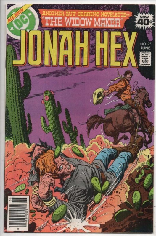 JONAH HEX #25, NM-, Widow Maker, Dick Ayers, Scar, 1977 1979, more JH in store