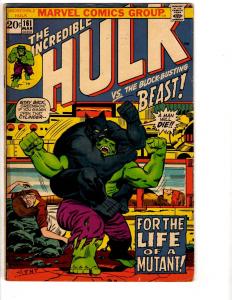 Incredible Hulk # 161 GD/VG Marvel Comic Book Iron Man Thor Captain America RH2