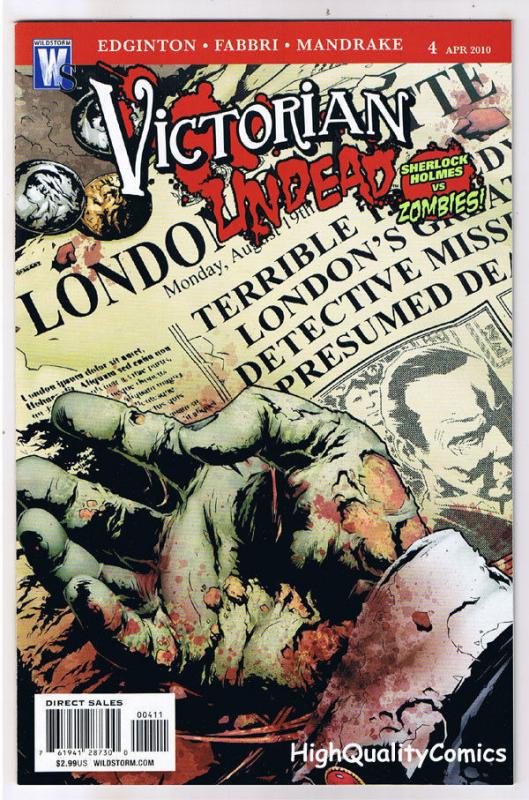 VICTORIAN UNDEAD 1 2 3 4 5 6, NM, Sherlock Holmes vs Zombies, Tony Moore