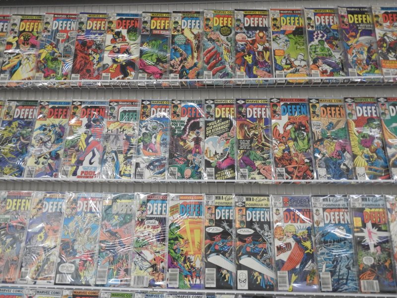 Huge Lot 150+ Comics W/ Captain America, Defenders run! Avg VF- Condition!!