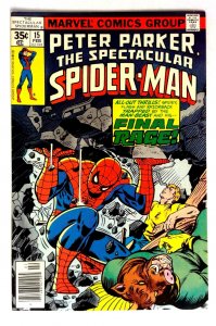 Spectacular Spider-Man #15 (1978) VF Flash Marvel