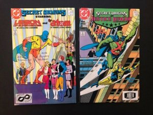 LOT OF 4-SECRET ORIGINS#21,22,25,35 '87/'88 Jonah Hex/Justice League F/VF (A146)