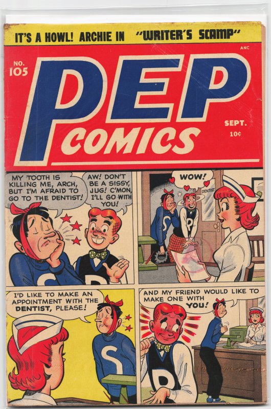 Pep Comics #105 (1954) Archie