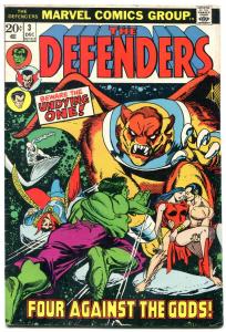 THE DEFENDERS #3 1972- Silver Surfer--Dr Strange FN+