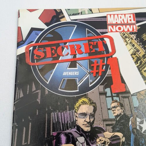 Secret Avengers #1 Cover A April 2013 Marvel Now Comics Hawkeye Black Widow 