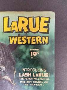 Lash LaRue Western 1 VG- (Fawcett June 1949)