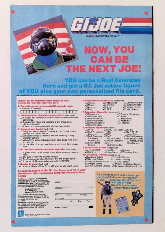 Visionaries #6 (June 1988, Star) VG