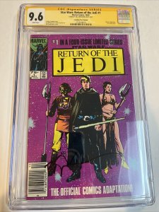 Star Wars: Return Jedi (1983) # 1 (CGC 9.6 SS) Canadian CPV | Signed Sienkiewicz