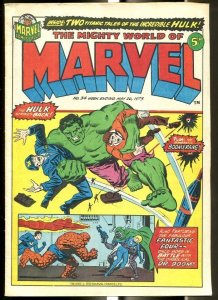 Mighty World Of Marvel--#34--1973--COMIC BOOK--Marvel--FN