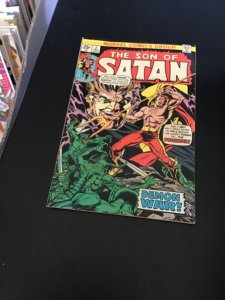 Son of Satan #2 (1976) Rare 2nd issue key! High grade !VF+  Wow!