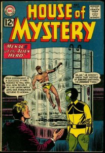 House of Mystery #122 1962- Alien cover- DC Sci-fi comic- FR/G