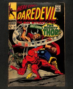 Daredevil #30 vs. Thor! If There Should Be a Thunder God!