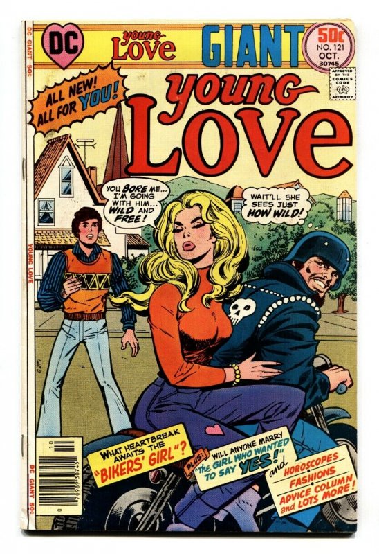 Young Love #121 1976  comic book DC Romance- Motorcycle cover